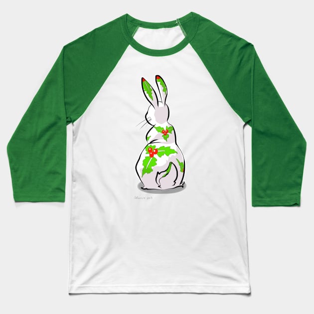 Holiday Bun Baseball T-Shirt by Meekobits